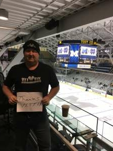 Click To Read More Feedback from University of Michigan Wolverines vs. University of Notre Dame Fighting Irish - NCAA Hockey