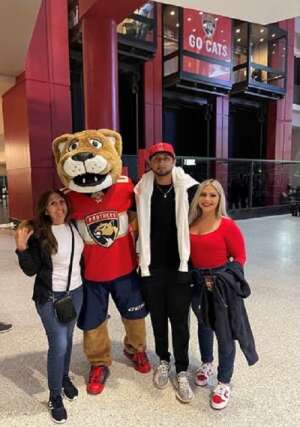 Thank you attended Florida Panthers vs. Arizona Coyotes - NHL on Oct 25th 2021 via VetTix 