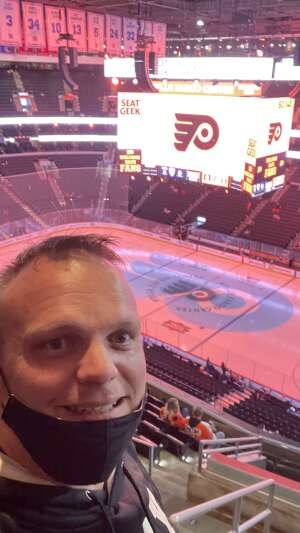 James attended Philadelphia Flyers vs. Florida Panthers - NHL on Oct 23rd 2021 via VetTix 