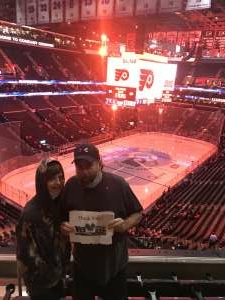Bill White attended Philadelphia Flyers vs. Florida Panthers - NHL on Oct 23rd 2021 via VetTix 