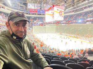 Ed attended Philadelphia Flyers vs. Florida Panthers - NHL on Oct 23rd 2021 via VetTix 