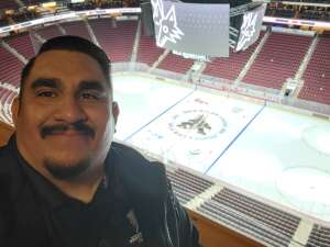 Alejandro attended Arizona Coyotes vs. Edmonton Oilers - NHL on Oct 21st 2021 via VetTix 
