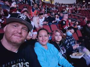 DESTRO attended Arizona Coyotes vs. Edmonton Oilers - NHL on Oct 21st 2021 via VetTix 