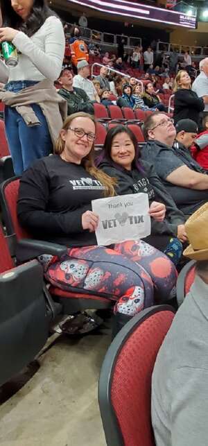Lindsay K attended Arizona Coyotes vs. Edmonton Oilers - NHL on Oct 21st 2021 via VetTix 