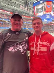 Ian Davis attended Washington Capitals vs. Detroit Red Wings - NHL on Oct 27th 2021 via VetTix 