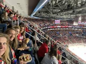 Laurine Payne attended Washington Capitals vs. Detroit Red Wings - NHL on Oct 27th 2021 via VetTix 