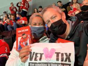 Chuck McLean attended Washington Capitals vs. Detroit Red Wings - NHL on Oct 27th 2021 via VetTix 