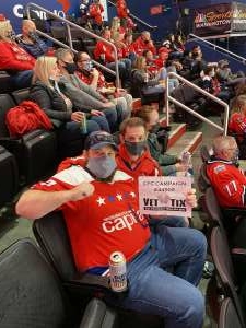 Joe M attended Washington Capitals vs. Detroit Red Wings - NHL on Oct 27th 2021 via VetTix 