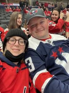 Erin Brown attended Washington Capitals vs. Detroit Red Wings - NHL on Oct 27th 2021 via VetTix 