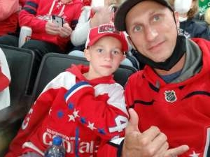 Schultz Family  attended Washington Capitals vs. Detroit Red Wings - NHL on Oct 27th 2021 via VetTix 