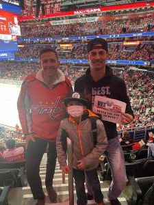 Nicky James attended Washington Capitals vs. Detroit Red Wings - NHL on Oct 27th 2021 via VetTix 