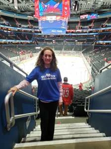 Desiree F.  attended Washington Capitals vs. Detroit Red Wings - NHL on Oct 27th 2021 via VetTix 