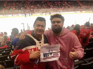Reese attended Washington Capitals vs. Detroit Red Wings - NHL on Oct 27th 2021 via VetTix 