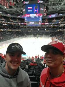 Ricky attended Washington Capitals vs. Detroit Red Wings - NHL on Oct 27th 2021 via VetTix 