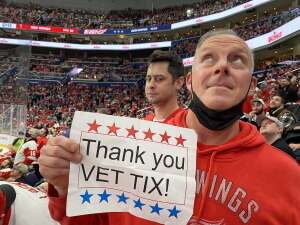 Mike attended Washington Capitals vs. Detroit Red Wings - NHL on Oct 27th 2021 via VetTix 