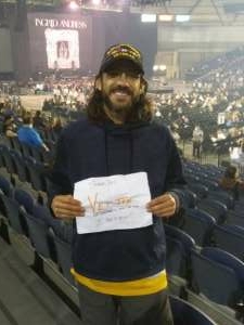 Travis attended Dan + Shay the (arena) Tour on Oct 29th 2021 via VetTix 