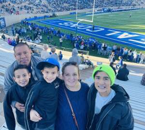 1st AF Falcons with the Family attended Air Force Falcons vs. UNLV Rebels - NCAA Football ** Military Appreciation Game ** on Nov 26th 2021 via VetTix 