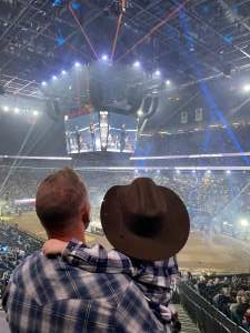 Stuenkel attended Professional Bull Riders World Finals on Nov 3rd 2021 via VetTix 