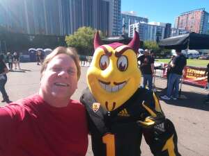 John attended Arizona State Sun Devils vs. Washington State Cougars - NCAA Football on Oct 30th 2021 via VetTix 