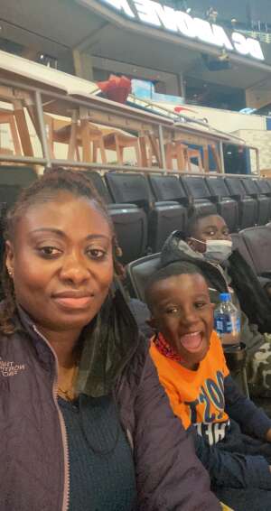 Eunice Owusu-Boadi attended Washington Wizards vs. Memphis Grizzlies - NBA on Nov 5th 2021 via VetTix 