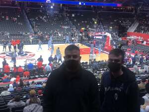 Mutty Family attended Washington Wizards vs. Memphis Grizzlies - NBA on Nov 5th 2021 via VetTix 