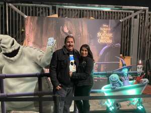 Lonnie Losa attended The Nightmare Before Christmas on Oct 31st 2021 via VetTix 