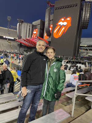 Bucket list - Rolling Stones with my son! attended The Rolling Stones - No Filter Tour 2021 on Nov 2nd 2021 via VetTix 