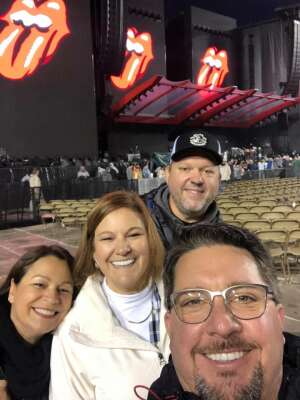 Jagger attended The Rolling Stones - No Filter Tour 2021 on Nov 2nd 2021 via VetTix 