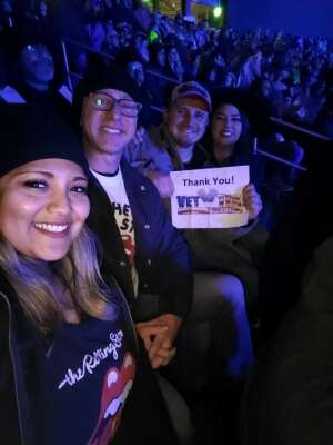 RoRo attended The Rolling Stones - No Filter Tour 2021 on Nov 2nd 2021 via VetTix 