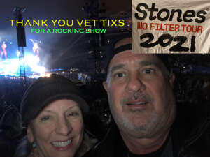 Rolling Stones Concert attended The Rolling Stones - No Filter Tour 2021 on Nov 2nd 2021 via VetTix 