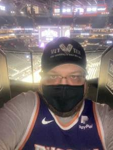 Josh Liska attended Phoenix Suns vs. Houston Rockets on Nov 4th 2021 via VetTix 