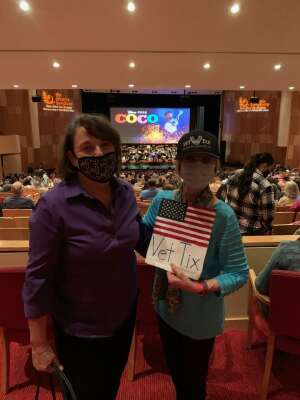 Larry attended Coco in Concert Live to Film on Nov 5th 2021 via VetTix 