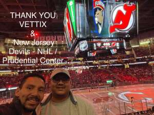 Carlos L.  attended New Jersey Devils vs. Florida Panthers - NHL on Nov 9th 2021 via VetTix 