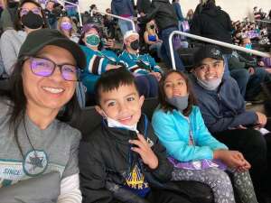 Alvaro Family  attended San Jose Sharks vs. Washington Capitals on Nov 20th 2021 via VetTix 