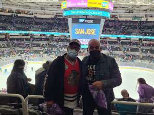 Ron and Rick attended San Jose Sharks vs. Washington Capitals on Nov 20th 2021 via VetTix 