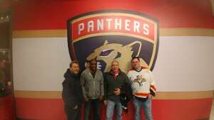 Martin Mueller, LCDR, US Coast Guard (ret.) attended Florida Panthers vs. Carolina Hurricanes - NHL on Nov 6th 2021 via VetTix 