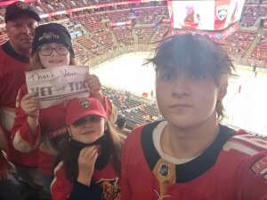 Andres attended Florida Panthers vs. New Jersey Devils - NHL on Nov 18th 2021 via VetTix 