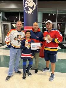 Abi  attended Florida Panthers vs. New Jersey Devils - NHL on Nov 18th 2021 via VetTix 