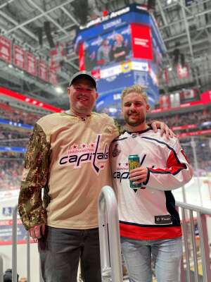 Ian Davis attended Washington Capitals vs. Buffalo Sabres - NHL on Nov 8th 2021 via VetTix 