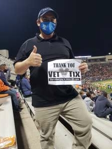 Lt. P attended UTEP Miners vs. UTSA Roadrunners - NCAA Football * Salute to Troops Night * on Nov 6th 2021 via VetTix 