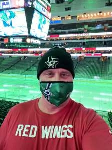 Dave  attended Dallas Stars vs. Detroit Red Wings - NHL on Nov 16th 2021 via VetTix 