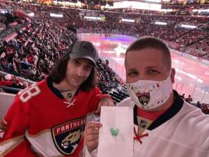 Chris Maxfield  attended Florida Panthers vs. Ottawa Senators - NHL Hockey on Dec 14th 2021 via VetTix 
