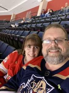 Baker Family attended Florida Panthers vs. Ottawa Senators - NHL Hockey on Dec 14th 2021 via VetTix 