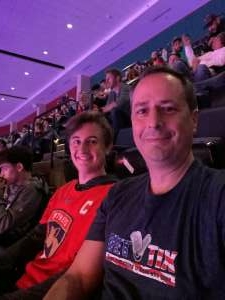 J attended Florida Panthers vs. Ottawa Senators - NHL Hockey on Dec 14th 2021 via VetTix 