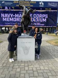 Carla M attended Navy Midshipmen vs. ECU Pirates - NCAA Football on Nov 20th 2021 via VetTix 