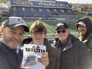 Pete  attended Navy Midshipmen vs. ECU Pirates - NCAA Football on Nov 20th 2021 via VetTix 