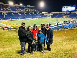 Galvao Family (USN) attended Navy Midshipmen vs. ECU Pirates - NCAA Football on Nov 20th 2021 via VetTix 