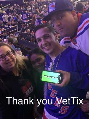 Gary D attended New York Rangers vs. Florida Panthers - NHL on Nov 8th 2021 via VetTix 