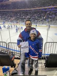 Mike M. attended New York Rangers vs. Florida Panthers - NHL on Nov 8th 2021 via VetTix 