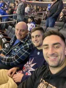 Bobbyblinds  attended New York Rangers vs. Florida Panthers - NHL on Nov 8th 2021 via VetTix 